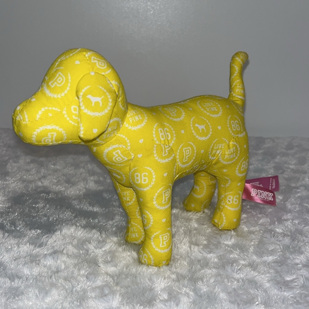 PINK Victoria’s Secret ‘86 Yellow Plush Doggie